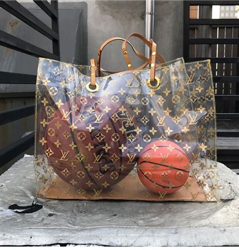 clear lv bag|louis vuitton clear tote bag.